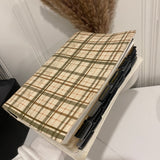 Plaid Bible Cover Olive Beige Neutral