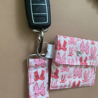 Keychain and Mini Wallet Pouch