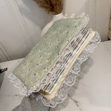 Handmade quilted Bible Cover sage green with pockets, Christian gift Bible case (Copy) (Copy)