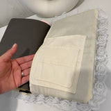 Handmade quilted Bible Cover sage green with pockets, Christian gift Bible case (Copy) (Copy)