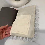 Handmade quilted Bible Cover sage green with pockets, Christian gift Bible case (Copy) (Copy)