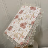 Handmade quilted Bible Cover with pockets, Christian gift Bible case