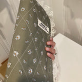 Handmade Bible Cover Lace trim, Custom size