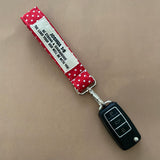 Bible verse keychain, Faith inspired key fob