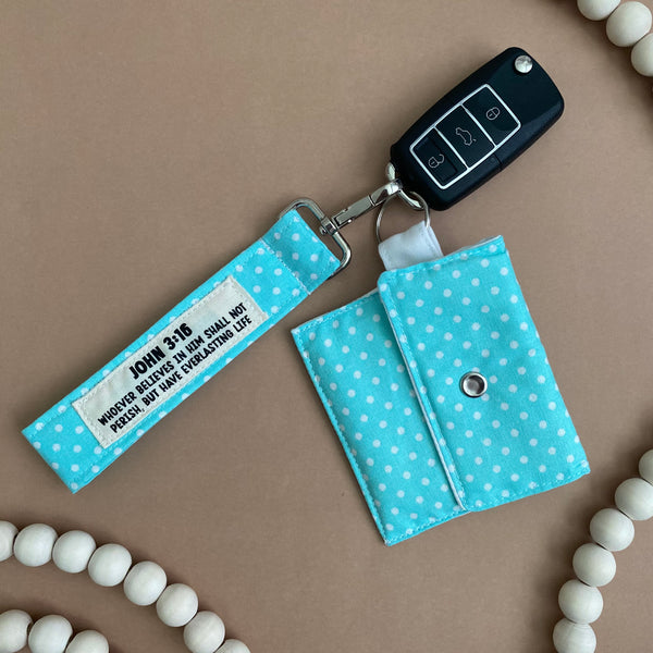 Keychain and Mini Wallet Pouch