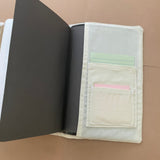 Bible Cover Sleeve, Handmade Citrus Orange Pattern