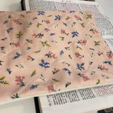 Quilted Bible Cover Sleeve with Light Pink Florals